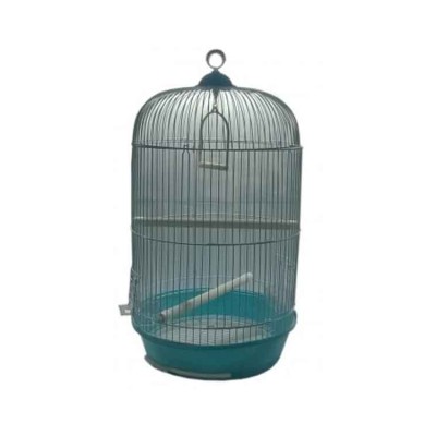 All4Pets Bird Cage Wire white Pan Blue Yellow